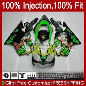 Carenados OEM de motocicleta para HONDA CBR 600 F4 FS CC 600F4 CBR600F4 1999 2000 Repsol Green Bodywork 54No.112 CBR600FS 600CC 1999-2000 CBR600 F4 99 00 Cuerpo de molde de inyección