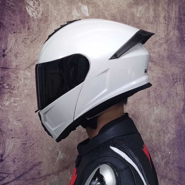 Moto orz motocicleta agv casque léger moto intégral casques de Chine continentale unisexe casque rabattable Dot Abs 01053248