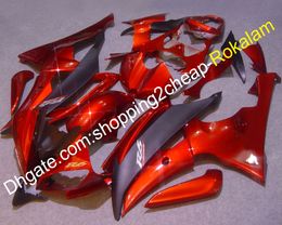 Piezas de motocicleta para Yamaha YZF-R6 YZFR6 YZF R6 2008 09 10 11 12 13 14 15 2016 YZFR600 Kit de carenado ABS (moldeo por inyección)