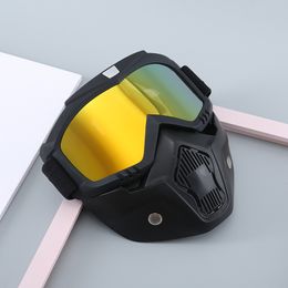 2022 más nuevo Gafas al aire libre Motocicleta Engranajes de protección Casco cruzado flexible Mascarilla Motocross Gafas a prueba de viento Gafas ATV Protección UV Gafas de sol