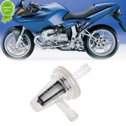 Motorfiets haakse inline brandstoffilter 1/4" 6 mm slangleidingen universeel motoroliefilter transparant motorfietsaccessoires