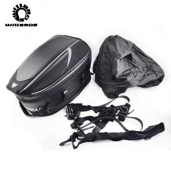 Bolsa trasera para SILLÍN de motocicleta, bolsas para asiento trasero, equipaje para casco de motocicleta, impermeable, LAICO BEAR, accesorios de alta capacidad para hombres