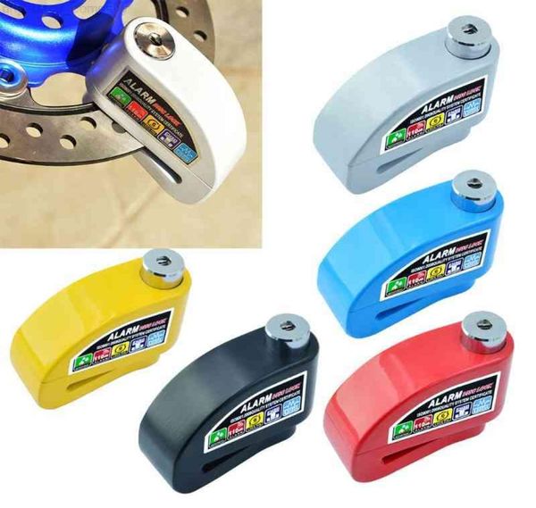 Cerradura de seguridad para motocicleta, candado con alarma para bicicleta fácil de llevar, bloqueo de freno de disco Universal, accesorios para motocicleta 8884074