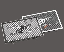 Motocicleta Mase de acero inoxidable de acero inoxidable de la rejilla de carbono plateado para Kawasaki Z750 Z800 ZR800 Z1000 Z1000SX 201220165119289462879