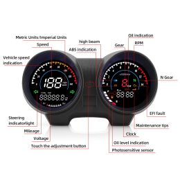 Motorfiets Speedometer Digitale Dashboard LED Electronics Motorfiets RPM -meter voor Brazilië Titan 150 Honda CG150 Fan150 2010 2010 2010