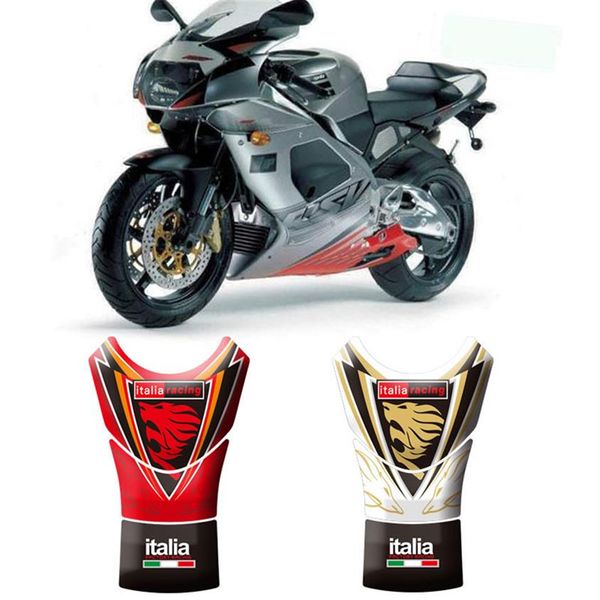 Pegatina de motocicleta 3D almohadilla de tanque de combustible pegatina de protección para Aprilia RSV Mille 1998-2004 RSV Mille209Z