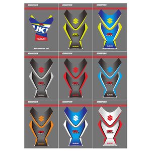 Motorfiets sticker visgraten plakken anti-kras auto-onderdelen bescherming decoratieve stickers brandstoftank decals voor SUZUKI GSXR287Q