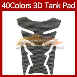 Pegatinas de motocicleta Protector de almohadilla de tanque de fibra de carbono 3D para DUCATI 959 1299 Panigale 959S 1299R 15 16 17 18 2015 2016 2017 2018 Etiqueta de tapa de tanque de combustible de gas Calcomanía 40 colores