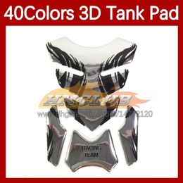 Motorfietsstickers 3D Koolstofvezeltankkussenbeschermer voor Honda CBR250RR MC22 CBR 250RR 1990 1991 1992 1993 94 95 95 96 97 98 99 99 Gasbrandstoftankkap Sticker Moto Decal 40 Kleur