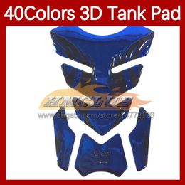 Autocollants de moto protecteur de tampon de réservoir en fibre de carbone 3D pour SUZUKI GSXR 1300 1300CC GSXR1300 Hayabusa 08 09 10 2011 2012 2013 autocollant de bouchon de réservoir de carburant de gaz décalcomanie 40 couleurs