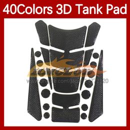 Autocollants de moto 3D en fibre de carbone réservoir Pad protecteur pour HONDA CBR600 CBR 600 RR CC CBR600RR 09 10 11 12 2009 2010 2011 2012 gaz réservoir de carburant bouchon autocollant autocollant 40 couleurs