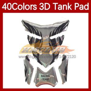 Moto Autocollants 3D En Fiber De Carbone Réservoir Pad Protecteur Pour KAWASAKI NINJA ZZR 1100 CC ZZR-1100 ZZR1100 90 91 92 1990 1991 1992 Gaz Bouchon De Réservoir De Carburant Autocollant Autocollant 40 Couleurs