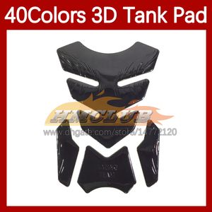 Pegatinas de motocicleta Protector de almohadilla de tanque de fibra de carbono 3D para SUZUKI GSXR600 GSXR750 GSXR 600 750 CC K1 01 02 03 2001 2002 2003 Etiqueta engomada de la tapa del tanque de combustible de gas MOTO Calcomanía 40 colores