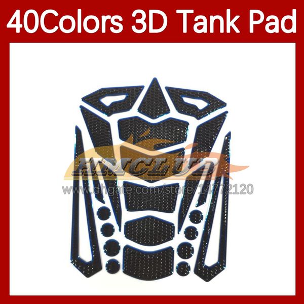 Moto Autocollants 3D En Fiber De Carbone Réservoir Pad Protecteur Pour YAMAHA FZ6 FZ 6R 6 R 09-15 FZ-6R FZ6R 2009 2010 2011 2012 13 14 15 Gaz Réservoir De Carburant Bouchon Autocollant MOTO Decal 40 Couleurs