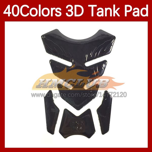 Pegatinas de motocicleta Protector de almohadilla de tanque de fibra de carbono 3D para YAMAHA YZF-R1 YZF1000 YZF R1 1000 CC YZF-1000 YZFR1 07 08 2007 2008 Etiqueta engomada de la tapa del tanque de combustible de gas Calcomanía de MOTO 40 colores