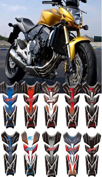 Pegatinas de motocicleta, almohadilla de tanque de combustible 3D, pegatinas de protección, calcomanías decorativas impermeables para Honda Hornet CB600F CB900F CB1000R 19986646606