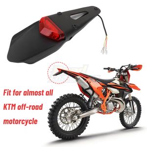 Motorfiets achterlicht voor enduro off-road fiets tial tial tial 12v LED Motorbike remstop achter achter spatbordstaartlicht