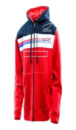 Sweats à capuche de l'équipe de moto Automne Men039s Sweat-shirts de mode Motos Sportswears Zip Up Racing Jacket Logo Imprimé Hommes Pullov3790743