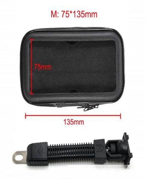 Motorcycle Téléphone support Moto Bicycle Bic View Miroir support Sac de téléphone Scooter Scooter pour Samsung 4903606