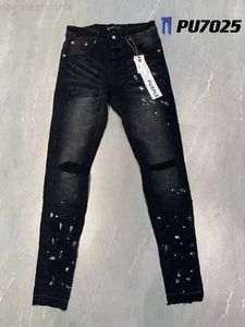 Motorfiets trendy ksubi am jeans herenjeans 2023 paars merk solide streetwear mode zwart denim slanke rek religie broek merk jeanshwuo
