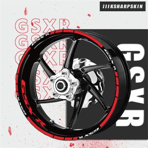 Motorfiets wiel decoratie reflecterende stickers binnenring streep bescherming decals duurzaam tape 20 stuks voor SUZUKI GSXR GSX R247S