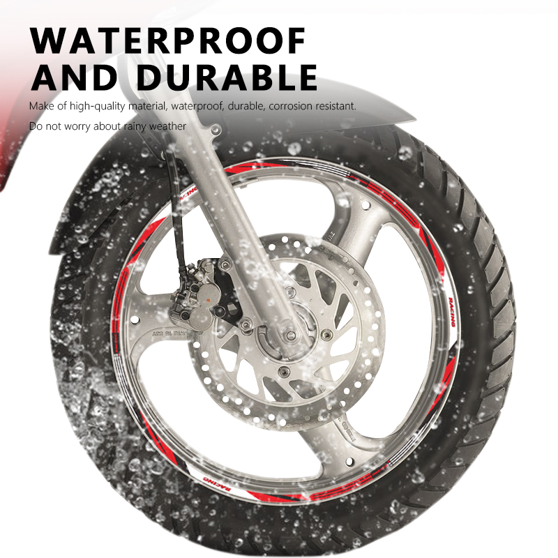 Adesivos de roda de motocicleta decalque de borda impermeável para Honda Varadero XL 125 Acessórios XL125 XL 125 V 2001-2011 2008 2009 2010