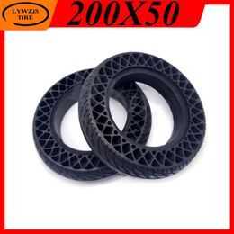 Moto Roues Pneus Scooter Électrique 200x50 Pneu Solide 8 pouces Non Pneumatique Antidéflagrant Tubeless Moteur Hub Accessoires2290