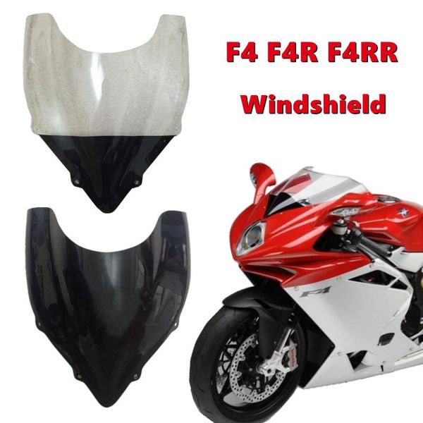 Pare-brise de moto pour MV Agusta F4 F4R F4RR RR déflecteurs d'écran pare-brise noir 2010-2022 2011 2012 2013 2014 2022