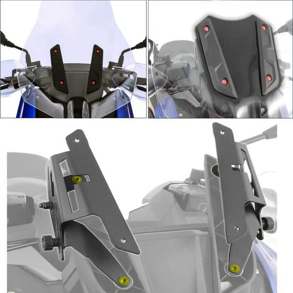 Soporte de ajuste de altura del parabrisas de motocicleta para BMW C400X 2018-2022 soporte de elevación del Deflector de viento delantero