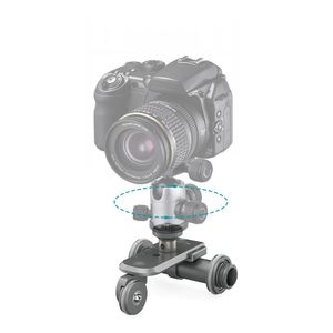 Freeshipping Motorized Elelctric Track Slider Dolly Car 3-Wheel Video Pulley Rolling Skater pour Canon Nikon Sony pour iPhone 7