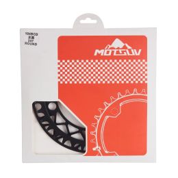 MOTSUV MTB Highway Bicycle Parts 104BCD 104 BCD Integrated Tooth Plaat Protector 34T 36T 38T Traping Crown Chainring Bike Parts
