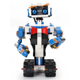 Mold King DIY Smart RC Robot 2.4G Blokbouw Programmeerbare APP / Stick / Spraakbesturing Gemonteerd Robotspeelgoed