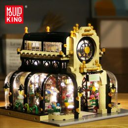 Jardin botanique avec lumières LED blocs de construction série Streetview MOC MouldKing 16019 2147 + pièces briques d'assemblage jouets pour enfants cadeaux d'anniversaire de noël pour les enfants