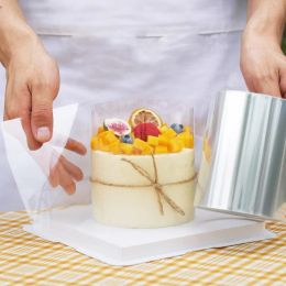 Vormen 1 rol cake surround film transparante cake kraag keuken acetaat cake chocolade snoep voor bakken duurzaam 8 cm*10m/10 cm*10m zxh