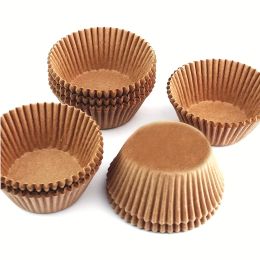 Molds 100pcs Cupcake Baking Cup LinerDisable Cup Perkament voering voor het bakken van voedsel gradeno geurmuffin papier bakbekers