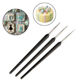 Moules 3pcs peinture alimentaire Brosse de glaçage diy fondant gâteau peinture brosse pâtissier décoration outils de pâtisserie outil de décoration de gâteau