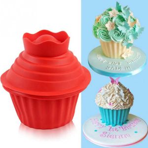 Vormen 3 stks/set siliconen cake mal ronde cupcake bakvormen herbruikbare anti -aanbak cake gebak fondant mal keuken accessoires