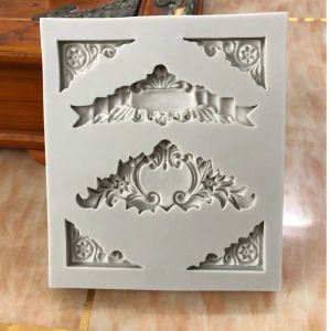 Molds aouke retro European Lace Mold Kitchen Diy fondant cake mal chocolade fudge gereedschap bakgerei klauteren klei gips decoratie