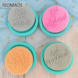 Molds Arabisch lettertype Maan Ramadan Siliconen Schimmel Diy Chocolate Biscuit Dessert Fondant Baking Cake Tools Handmade Making Epoxy Resin Mold