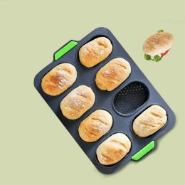 Moules French Bun Moule Food Grade Silicone Moules de toast plateau Tay