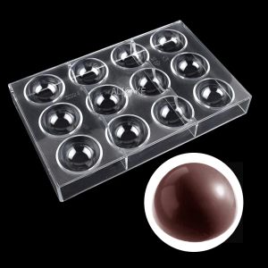 Moules Hémisphère Moule de chocolat en polycarbonate 1.97 pouces 5 cm Sphere Candy Bonbons Bomb Bomb Bakey Bakery Baking Tools Mold