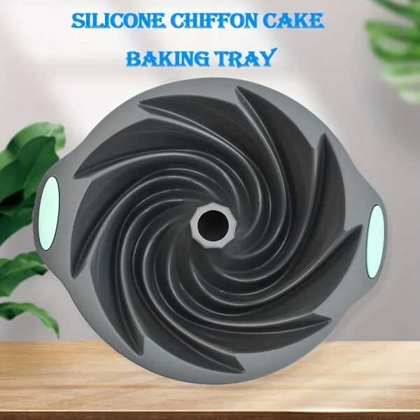 Moules grandes formes en spirale Silicone Cake Pan Moule Moule de cuisson en silicone Moule de boulange