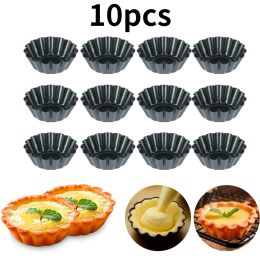 Mallen anti -aanbak taartje Quiche Flan Pan Mold Pie Pizza Cake Cupcake Egg Let Baking Muffin Cup Bakeware