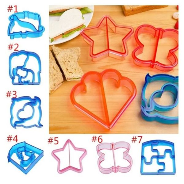 Moules Sandwich Cutters Moule Food Toast pain Moule mignon Baking Childre