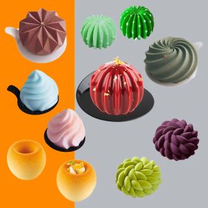 Molds Shenhong Non Stick Cake Molds Siliconen Cake Molds Pastry Baking Tools Food Grade Franse mousse Dessert Form Keuken Bakware