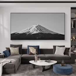 Mount Fuji Paysage mural Art Affiche Industriel Murale Murale Modern Home Decor Canvas PEINTURE IMAGE PRINT SALON DÉCORTE