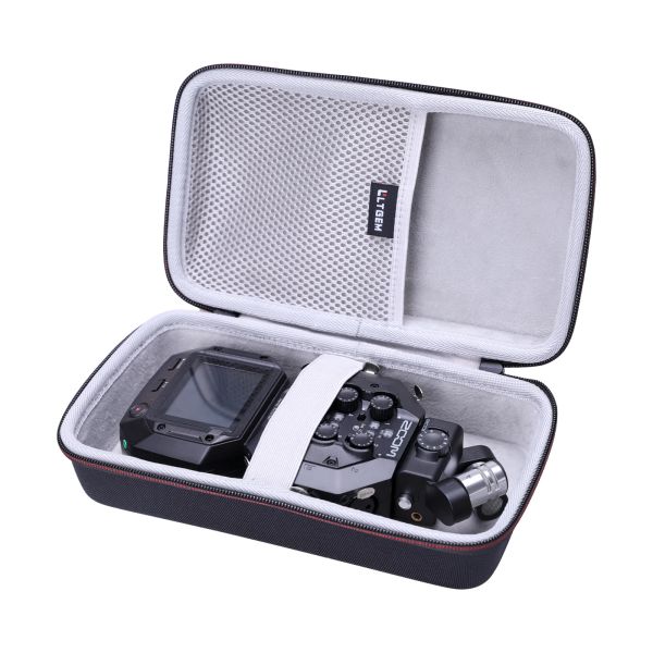 Mount Ltgem EVA Hard Case pour Zoom H8 8Input / 12Track Portable Enregistreur pratiques pour le podcasting, la musique, l'enregistrement sur le terrain + 128 Go de mémoire