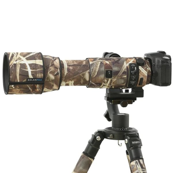 Mount Rolanpro Lens Camouflage manteau couvre de pluie pour Sigma 150600mm F56.3 DG OS HSM Sports Lens Guns Guns Case