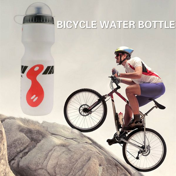 Botellas de bebida de agua de moda para bicicleta de montaña, 750Ml, para deportes al aire libre, tetera portátil de plástico, botella de agua para ciclismo