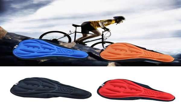 VTT cyclisme épaissi confort supplémentaire Ultra doux Silicone 3D Gel Pad housse de coussin siège de selle de vélo 4 couleurs 4816056